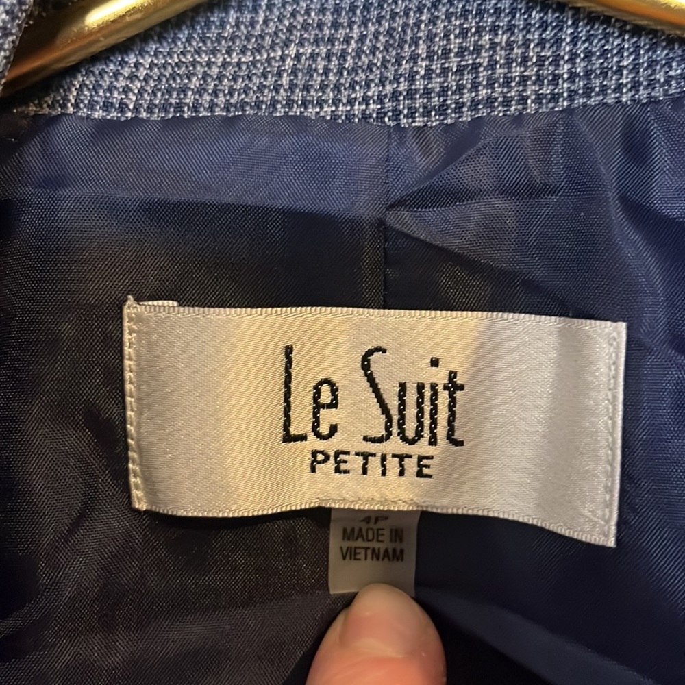 Le Suit Petite | 4P Blue Blazer NWT - Picture 6 of 8